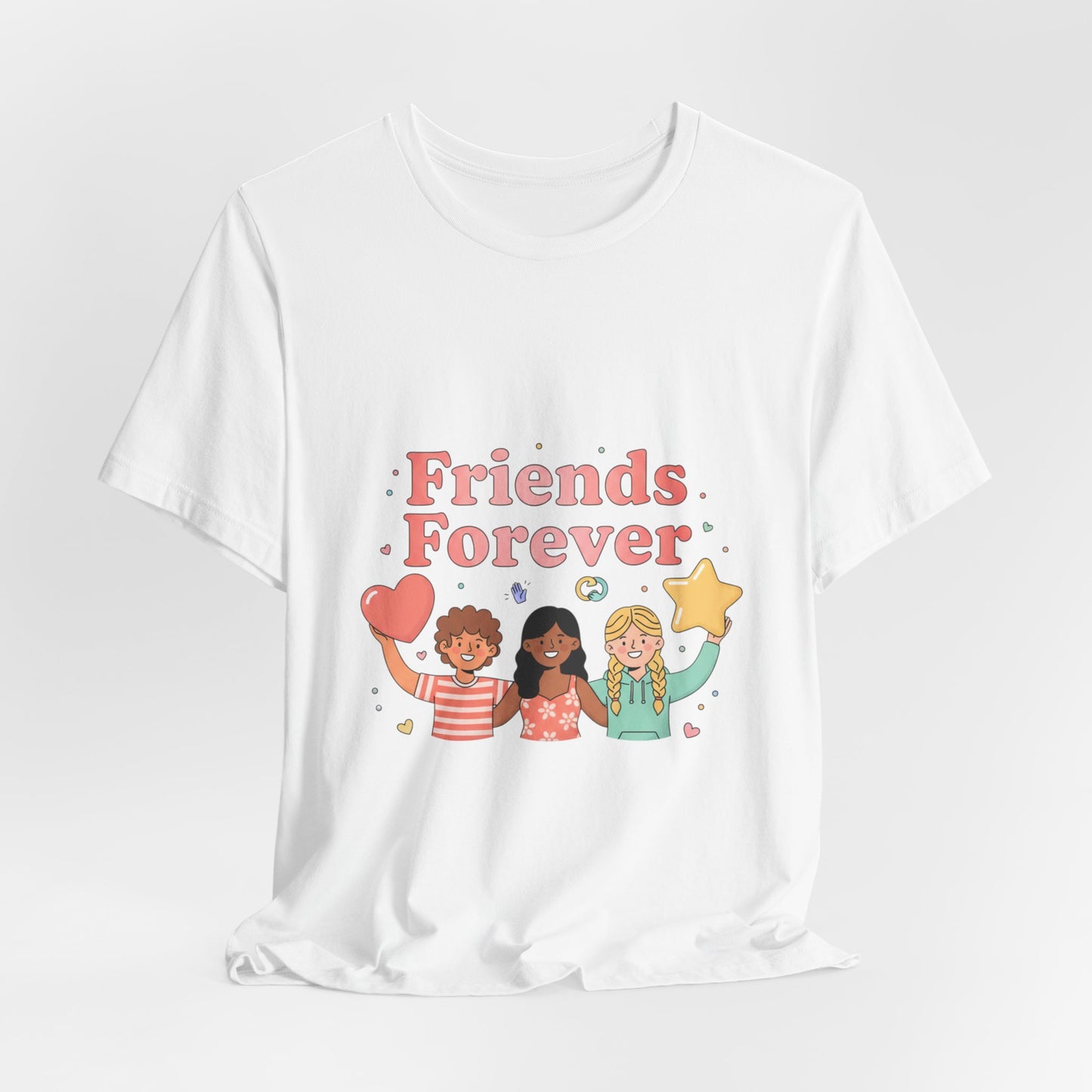 Friends Forever Tee — Cute Friendship Graphic T-Shirt