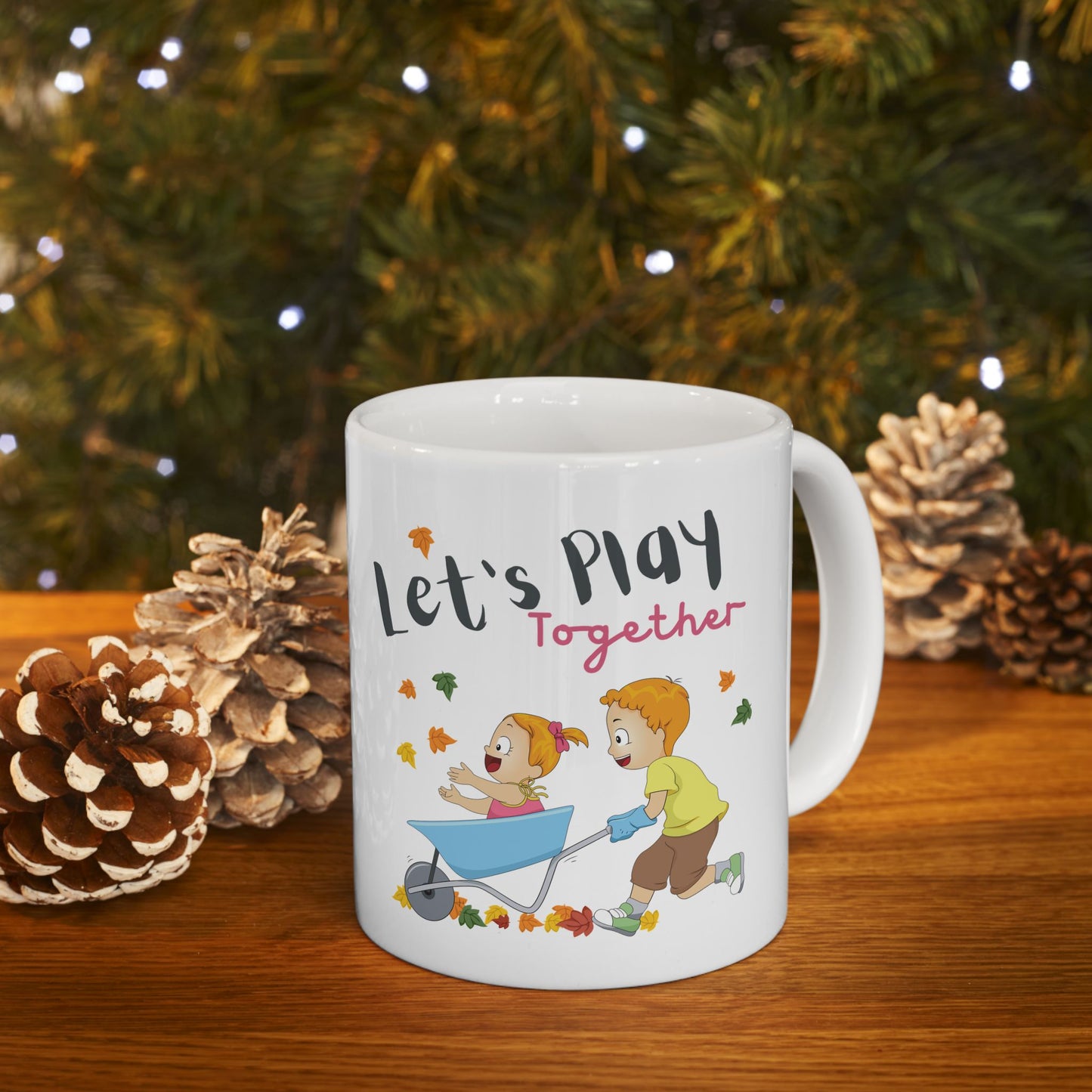 Autumn Adventure Ceramic Mug - Perfect for Cozy Moments, Family Gatherings, Fall Decor, Warm Beverages, Gifts for Moms