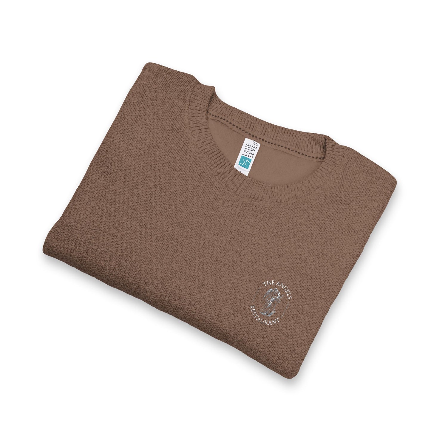 Nantucket Embroidered Crewneck Sweatshirt — Coastal Vintage Chest Logo