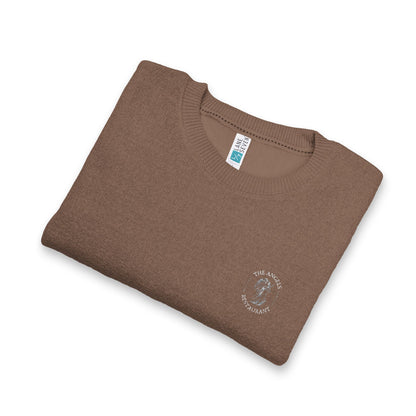 Nantucket Embroidered Crewneck Sweatshirt — Coastal Vintage Chest Logo