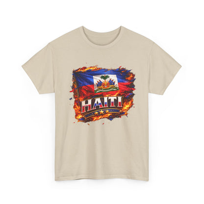 Haiti Flag T-Shirt – Vintage Grunge Haiti Pride Tee