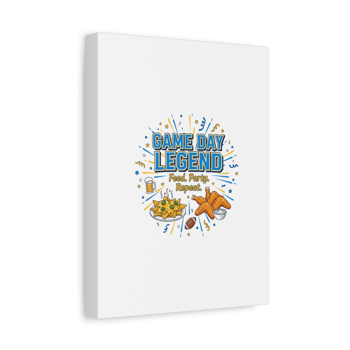 Game Day Legend Canvas | Super Bowl Party, Game Day Humor