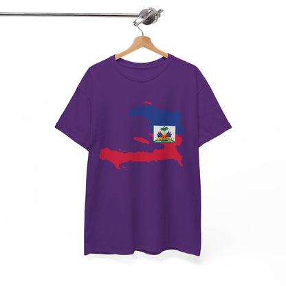 Haiti Map Flag T-Shirt — Haitian Pride Tee