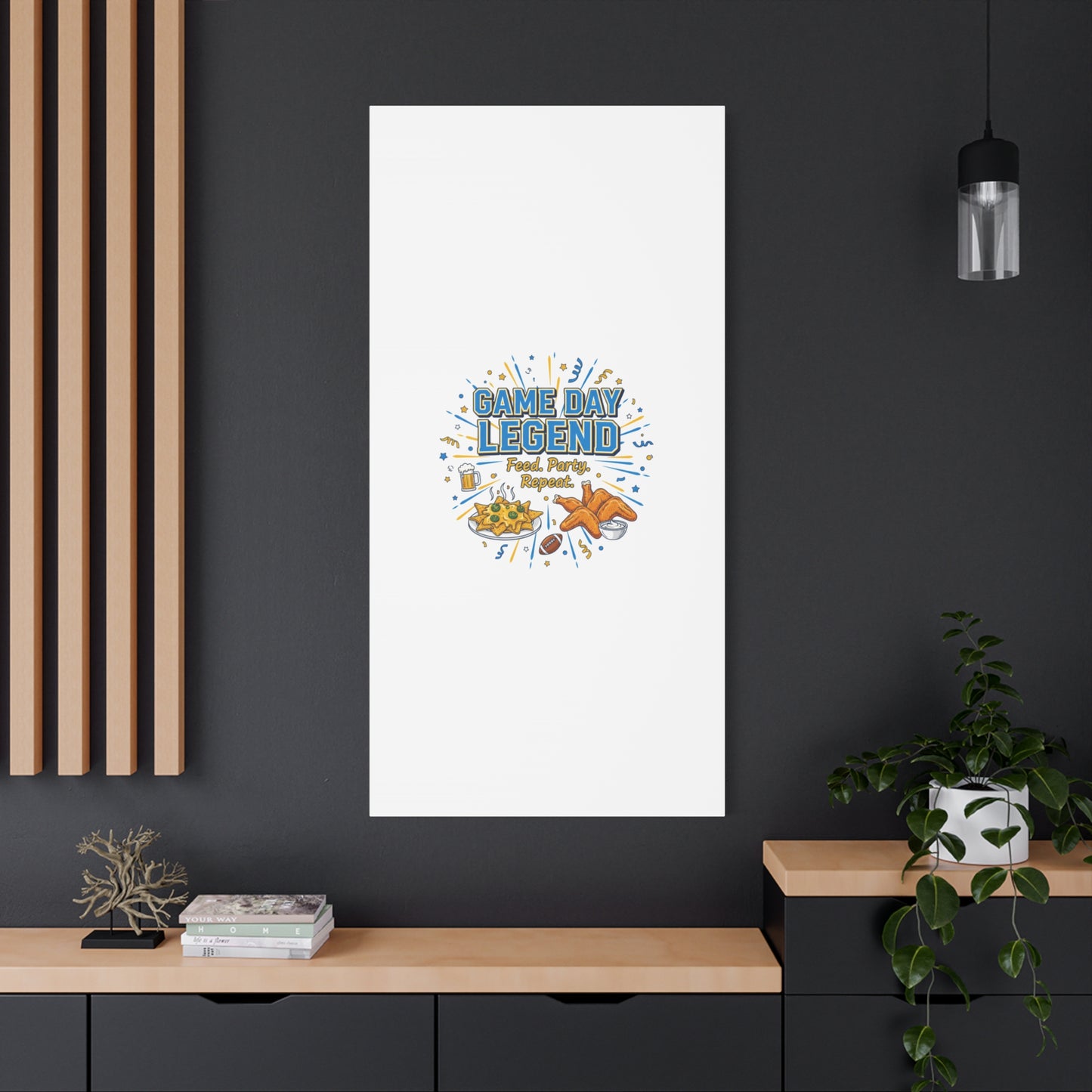 Game Day Legend Canvas | Super Bowl Party, Game Day Humor