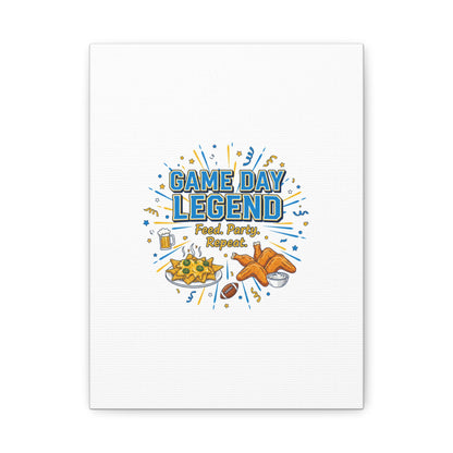 Game Day Legend Canvas | Super Bowl Party, Game Day Humor