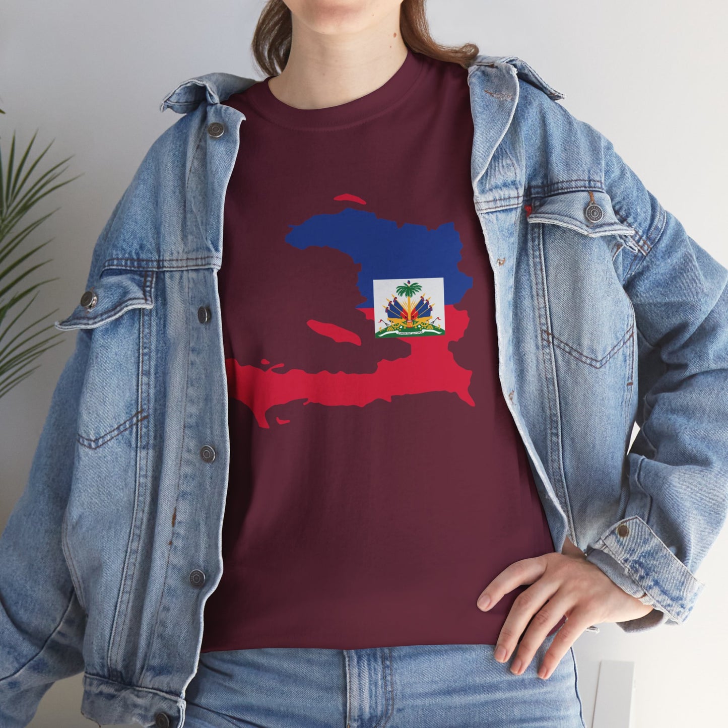 Haiti Map Flag T-Shirt — Haitian Pride Tee