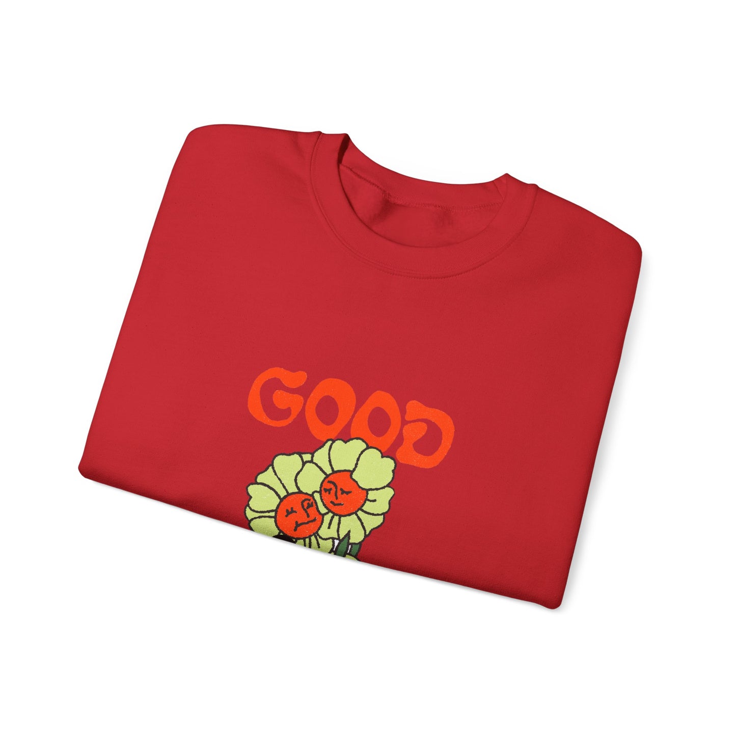 Good Vibes Floral Crewneck Sweatshirt