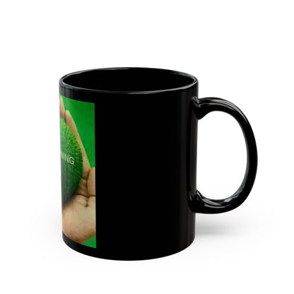 Good Morning Heart Mug — Black Ceramic Coffee Cup (11oz/15oz)