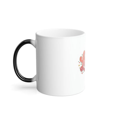 Color-Changing Love Mug — 11oz Magic Heat Reveal Coffee Cup
