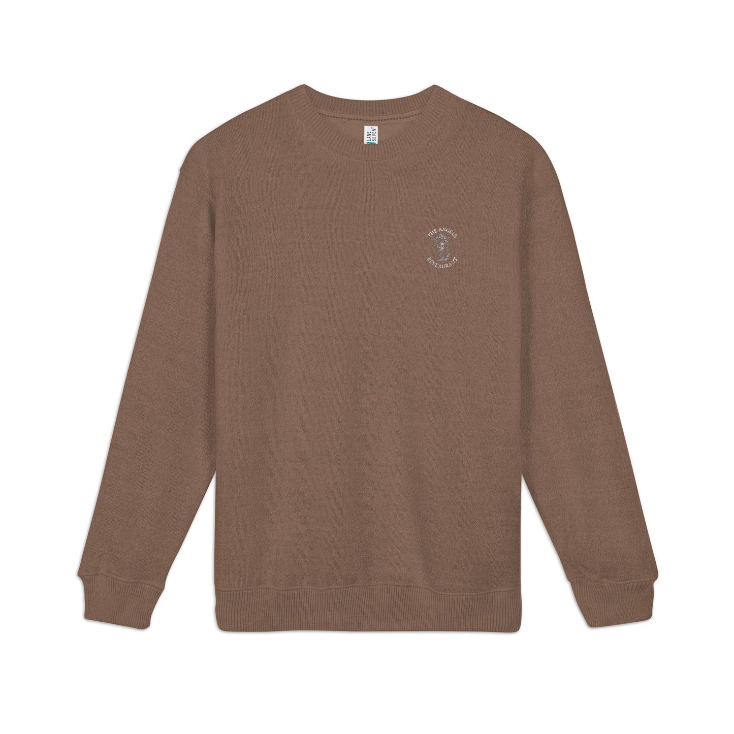 Nantucket Embroidered Crewneck Sweatshirt — Coastal Vintage Chest Logo