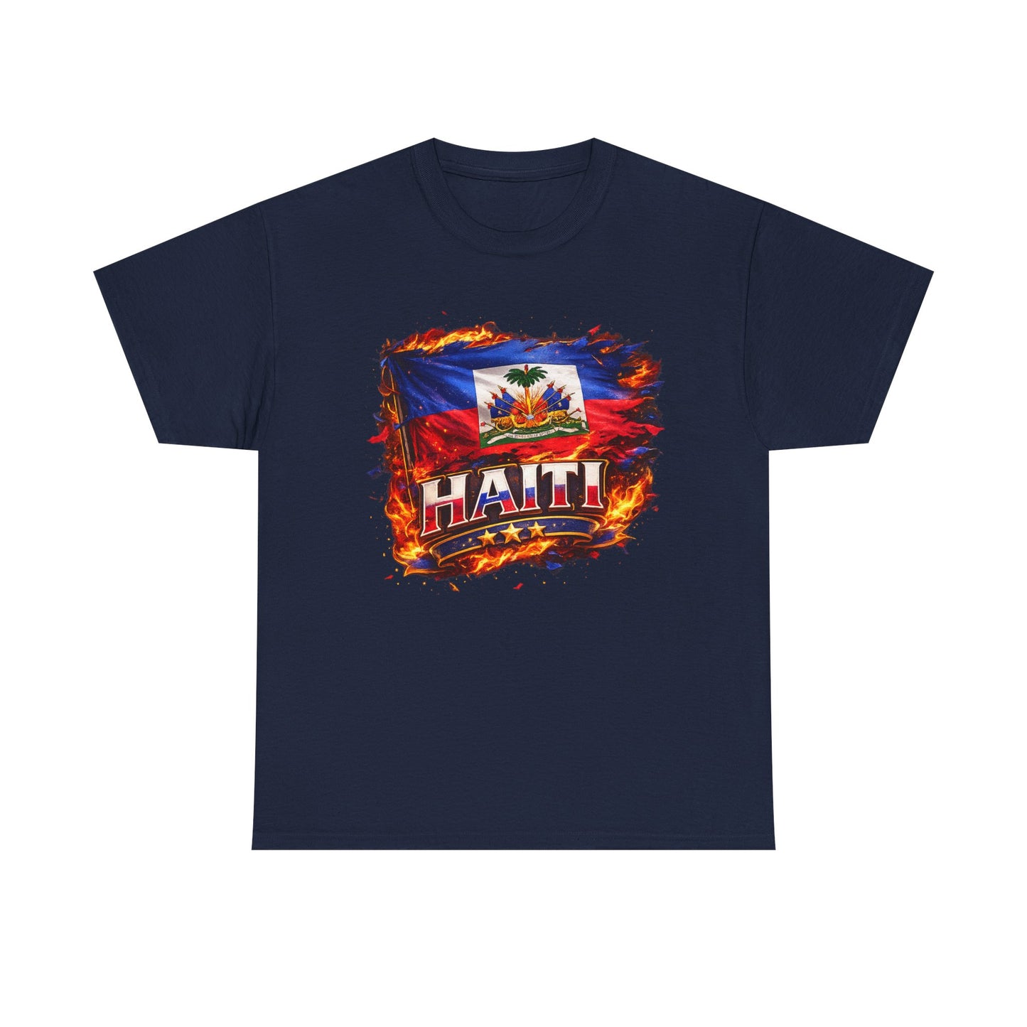 Haiti Flag T-Shirt – Vintage Grunge Haiti Pride Tee