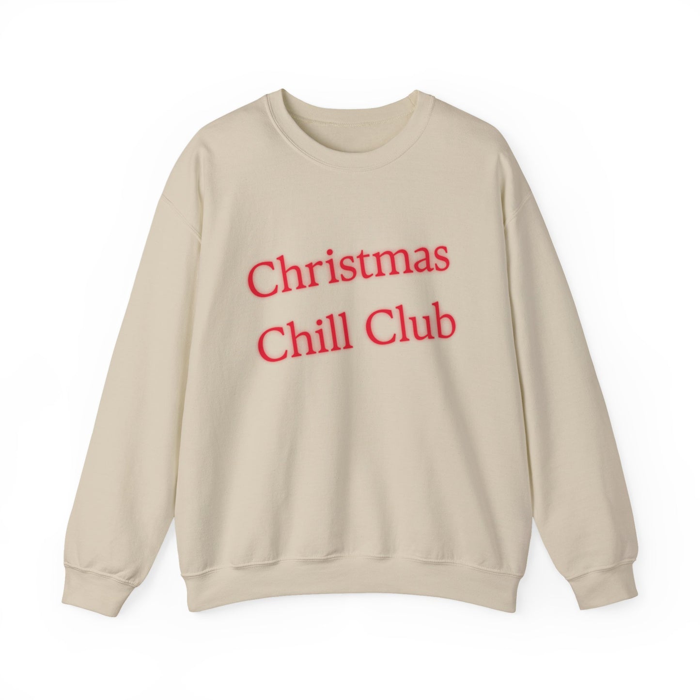 Christmas Chill Club Sweatshirt - Cozy Holiday Apparel, Unisex Crewneck, Christmas Gift, Winter Sweater, Casual Lounge Wear
