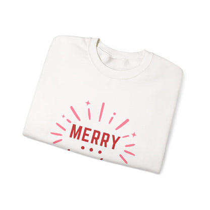 Merry Christmas Vibes Crewneck Sweatshirt | Cozy Holiday Wear, Unisex Winter Apparel, Christmas Gifts, Seasonal Fashion, Festive Sweatshirt
