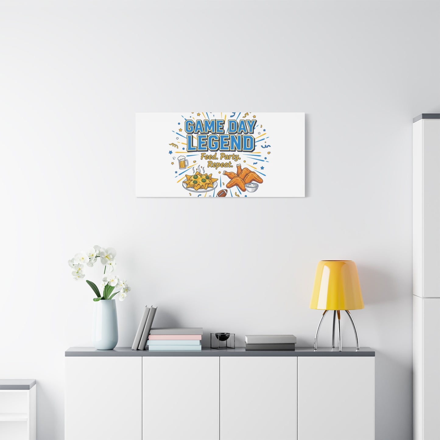 Game Day Legend Canvas | Super Bowl Party, Game Day Humor