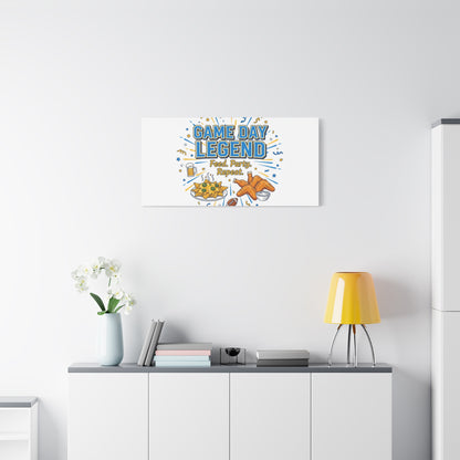 Game Day Legend Canvas | Super Bowl Party, Game Day Humor