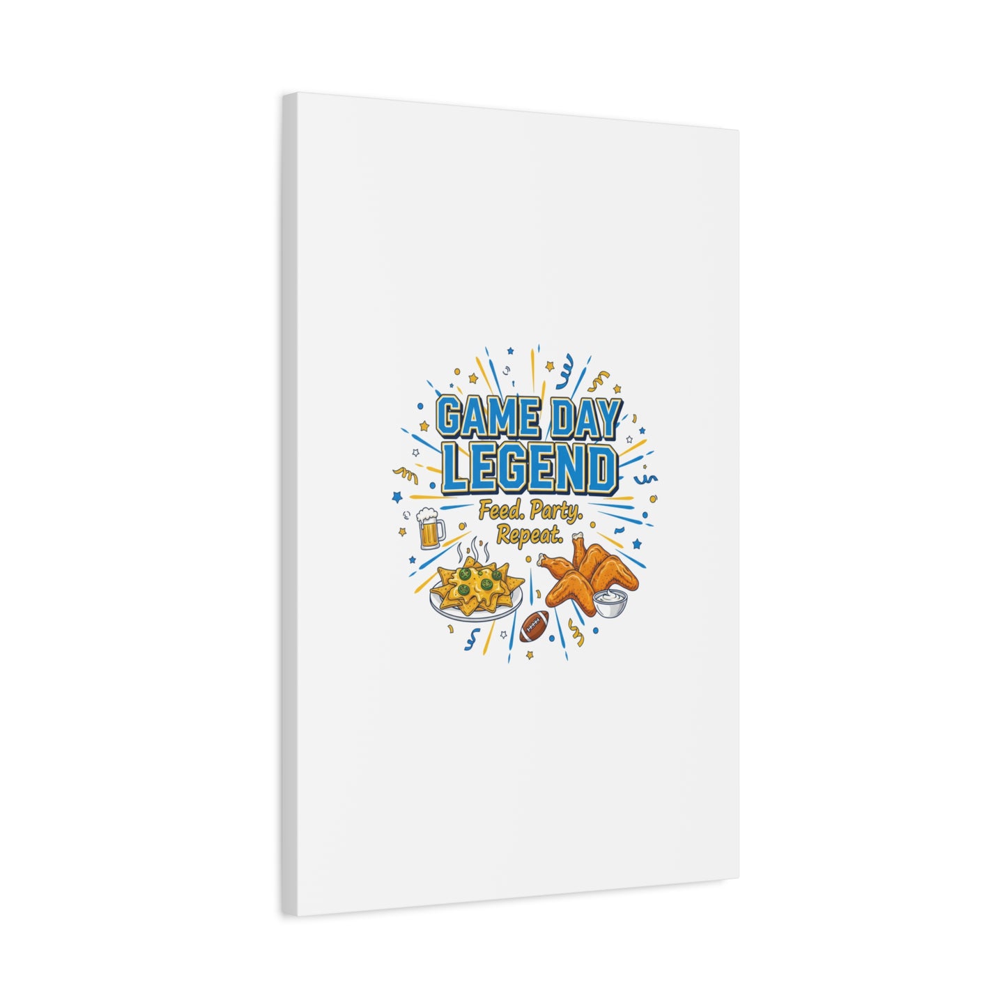 Game Day Legend Canvas | Super Bowl Party, Game Day Humor