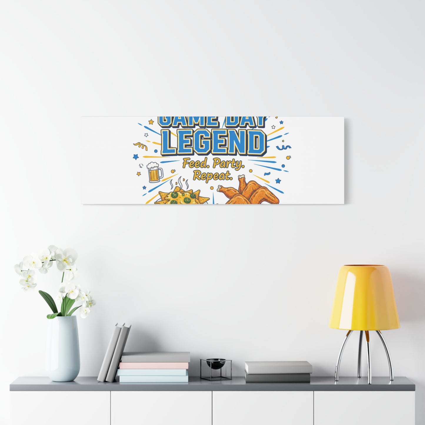Game Day Legend Canvas | Super Bowl Party, Game Day Humor
