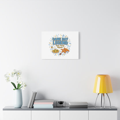 Game Day Legend Canvas | Super Bowl Party, Game Day Humor