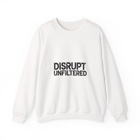 Disrupt Unfiltered Sweatshirt | Brutalist Fonts, Statement Typography