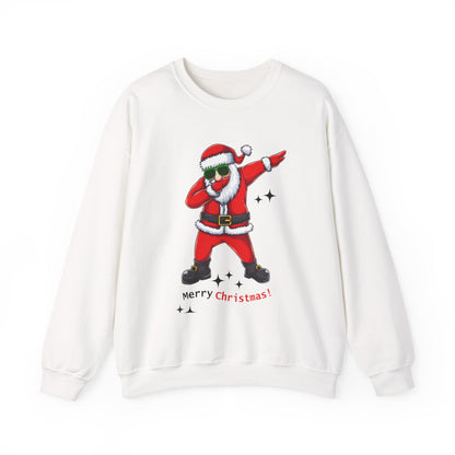 Festive Santa Dab Sweatshirt | Merry Christmas Gift, Holiday Apparel, Unisex Crewneck, Cozy Sweater, Christmas Sweatshirt