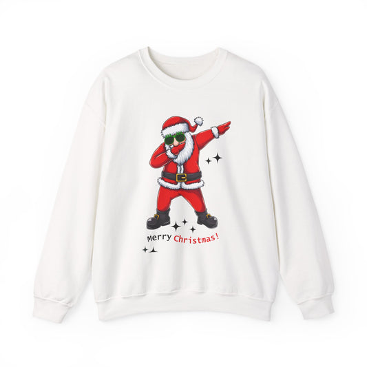 Festive Santa Dab Sweatshirt | Merry Christmas Gift, Holiday Apparel, Unisex Crewneck, Cozy Sweater, Christmas Sweatshirt
