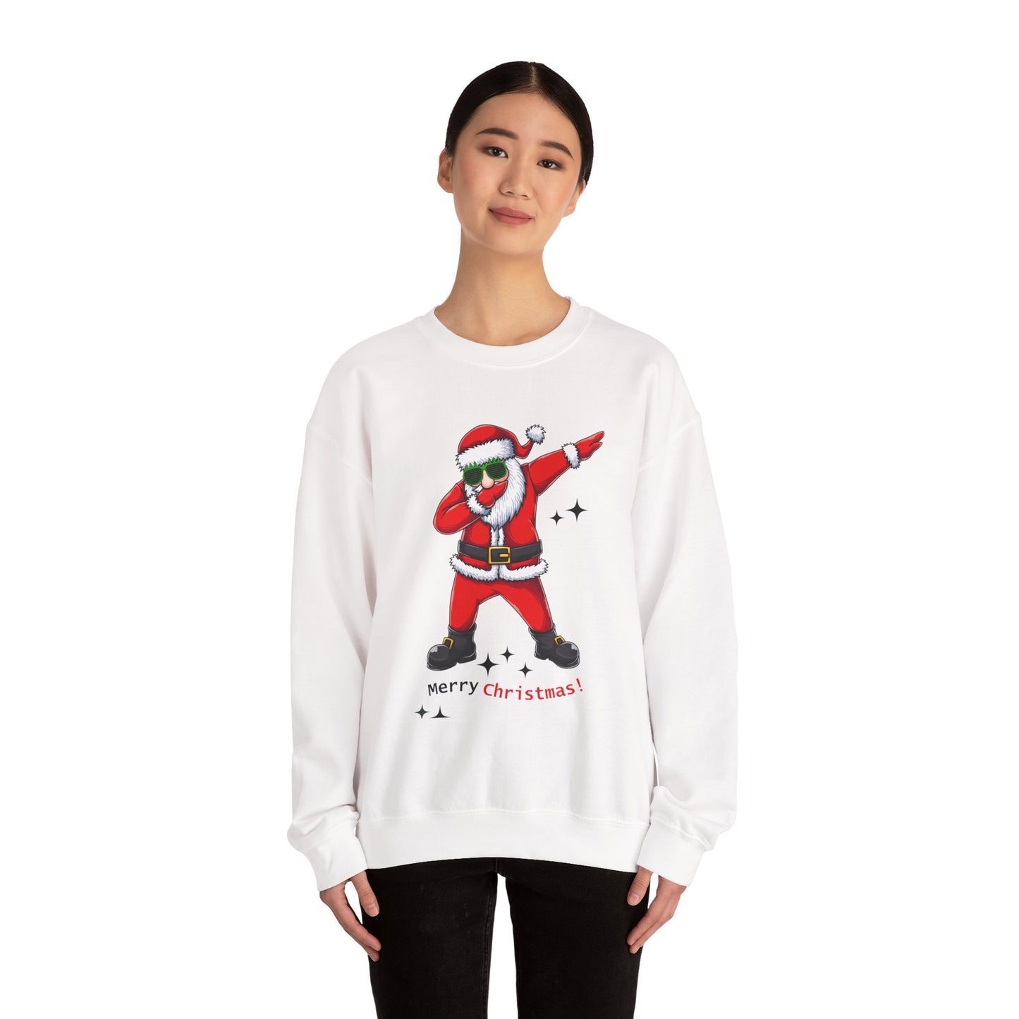 Festive Santa Dab Sweatshirt | Merry Christmas Gift, Holiday Apparel, Unisex Crewneck, Cozy Sweater, Christmas Sweatshirt
