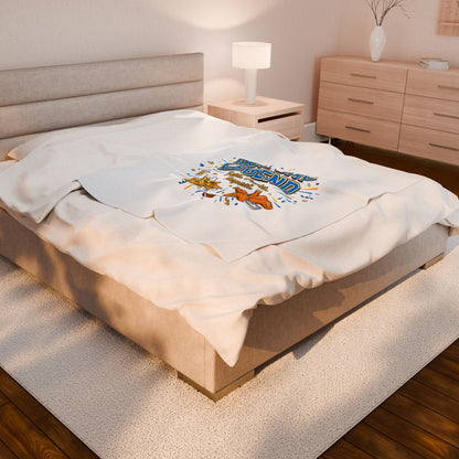 Game Day Legend Velveteen Blanket | Super Bowl Party, Game Day Humor