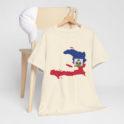 Haiti Map Flag T-Shirt — Haitian Pride Tee