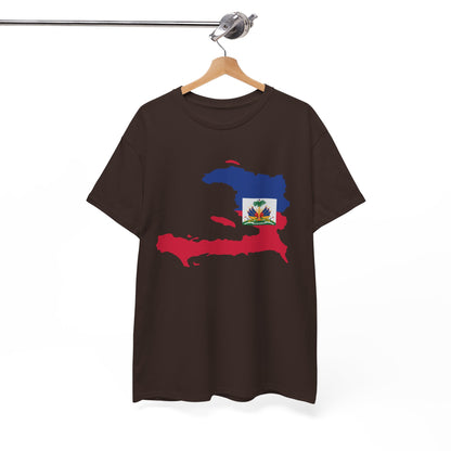 Haiti Map Flag T-Shirt — Haitian Pride Tee