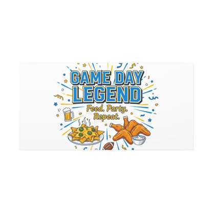 Game Day Legend Canvas | Super Bowl Party, Game Day Humor