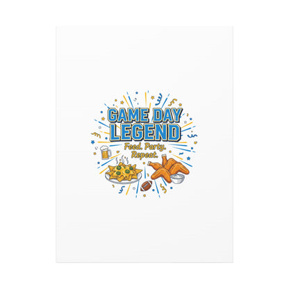 Game Day Legend Canvas | Super Bowl Party, Game Day Humor