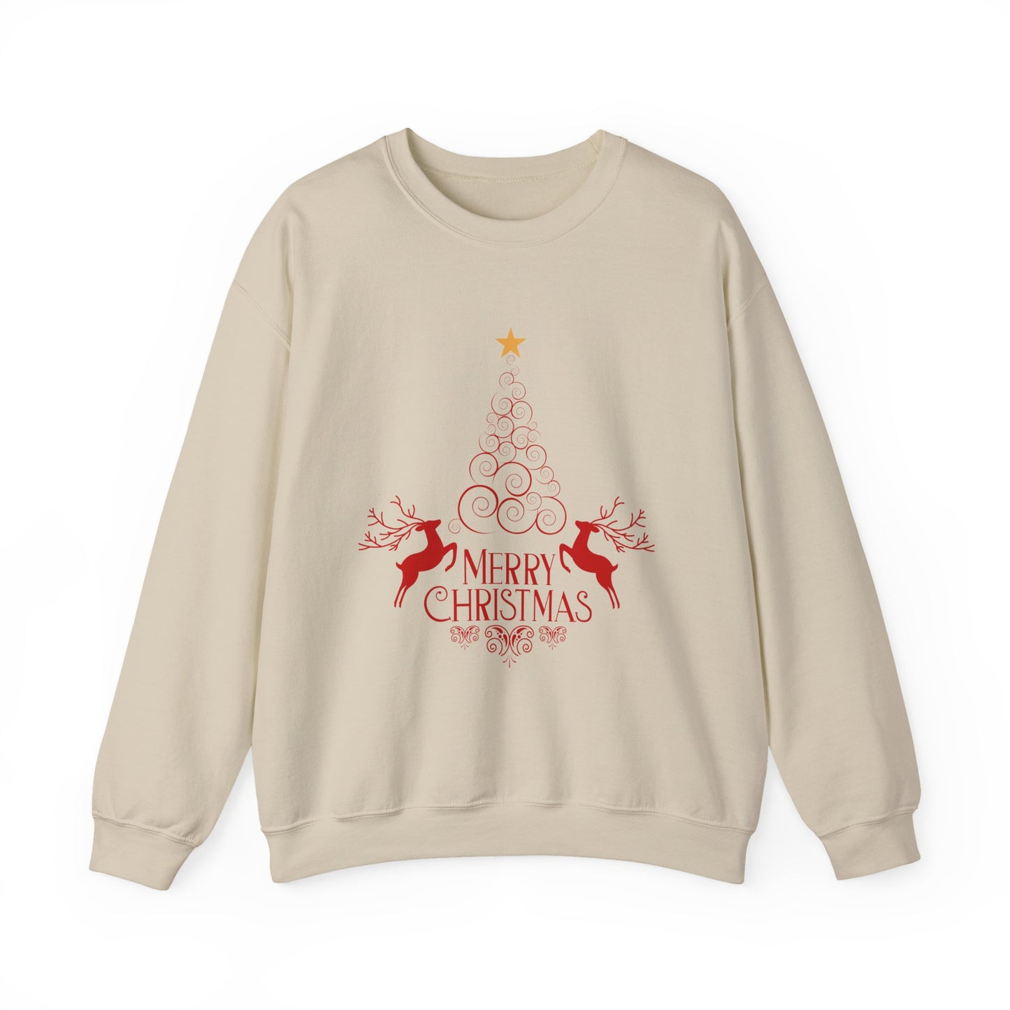 Christmas Crewneck Sweatshirt, Cozy Holiday Sweater, Merry Christmas Gift, Unisex Winter Apparel, Festive Sweatshirt