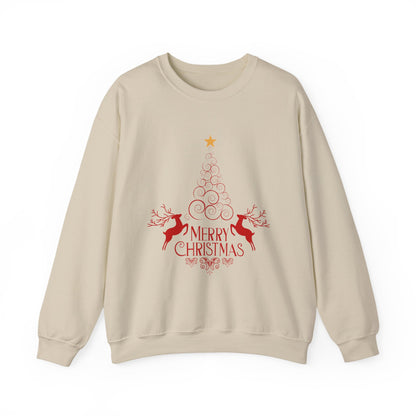 Christmas Crewneck Sweatshirt, Cozy Holiday Sweater, Merry Christmas Gift, Unisex Winter Apparel, Festive Sweatshirt