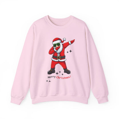 Festive Santa Dab Sweatshirt | Merry Christmas Gift, Holiday Apparel, Unisex Crewneck, Cozy Sweater, Christmas Sweatshirt