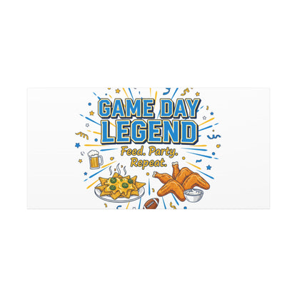 Game Day Legend Canvas | Super Bowl Party, Game Day Humor
