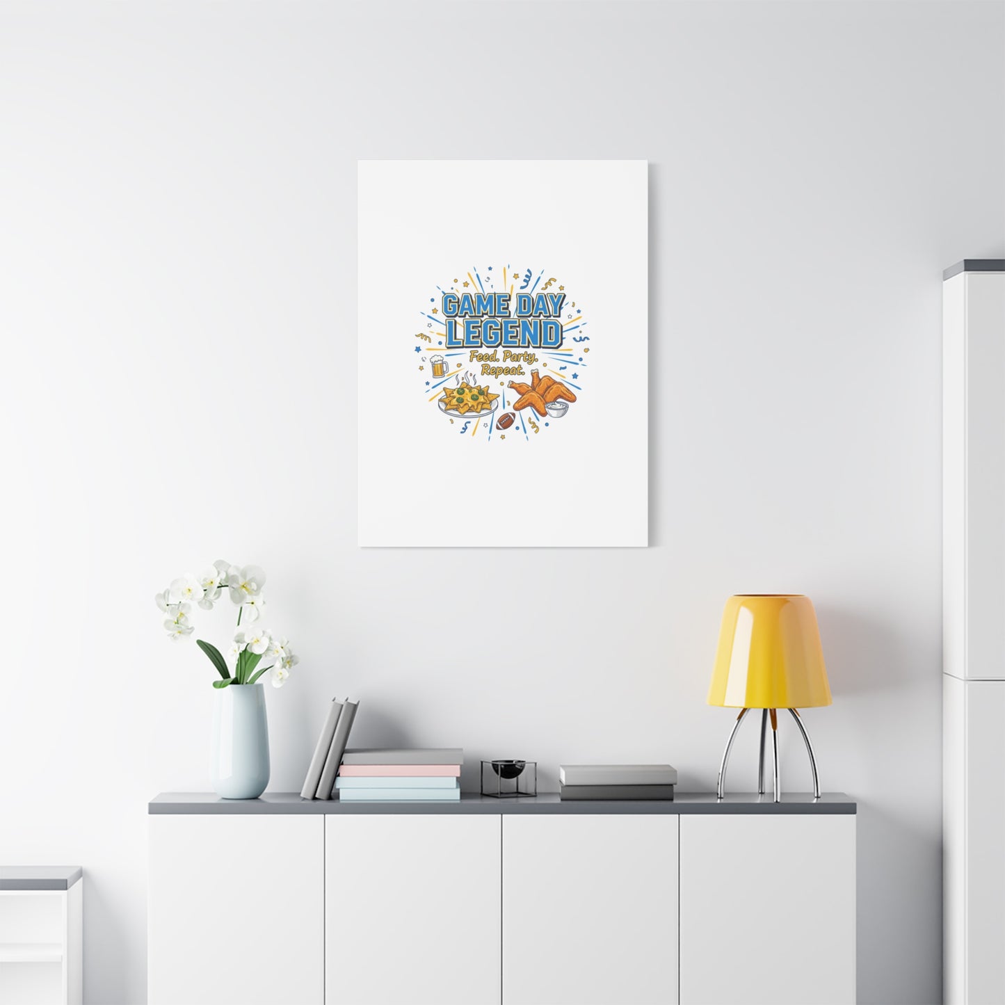 Game Day Legend Canvas | Super Bowl Party, Game Day Humor