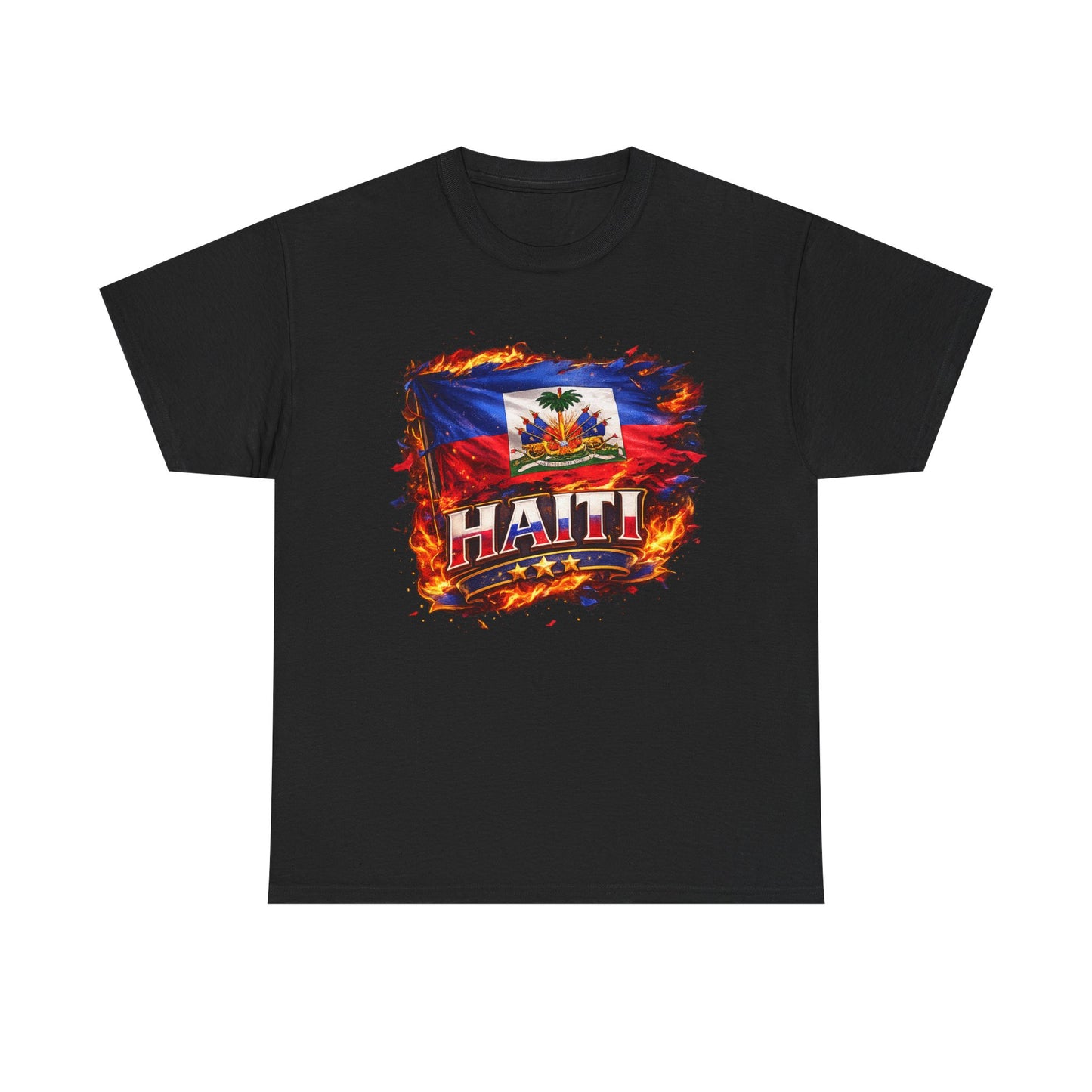 Haiti Flag T-Shirt – Vintage Grunge Haiti Pride Tee
