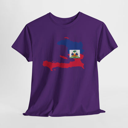 Haiti Map Flag T-Shirt — Haitian Pride Tee