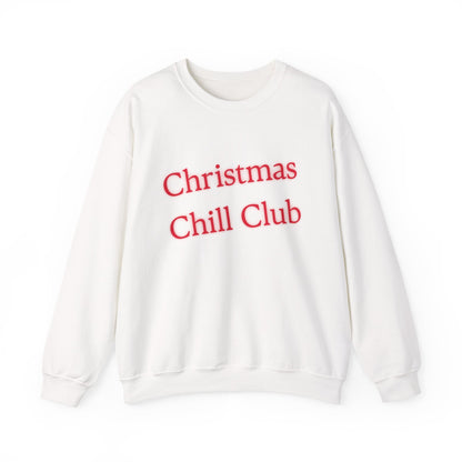 Christmas Chill Club Sweatshirt - Cozy Holiday Apparel, Unisex Crewneck, Christmas Gift, Winter Sweater, Casual Lounge Wear