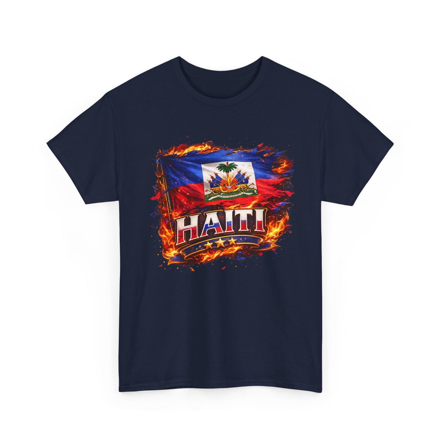 Haiti Flag T-Shirt – Vintage Grunge Haiti Pride Tee