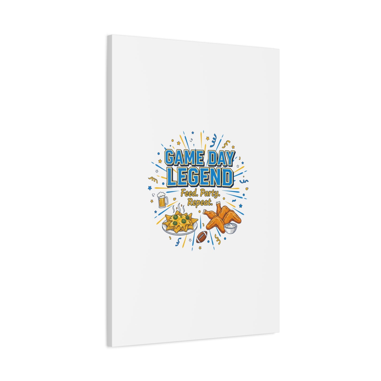 Game Day Legend Canvas | Super Bowl Party, Game Day Humor
