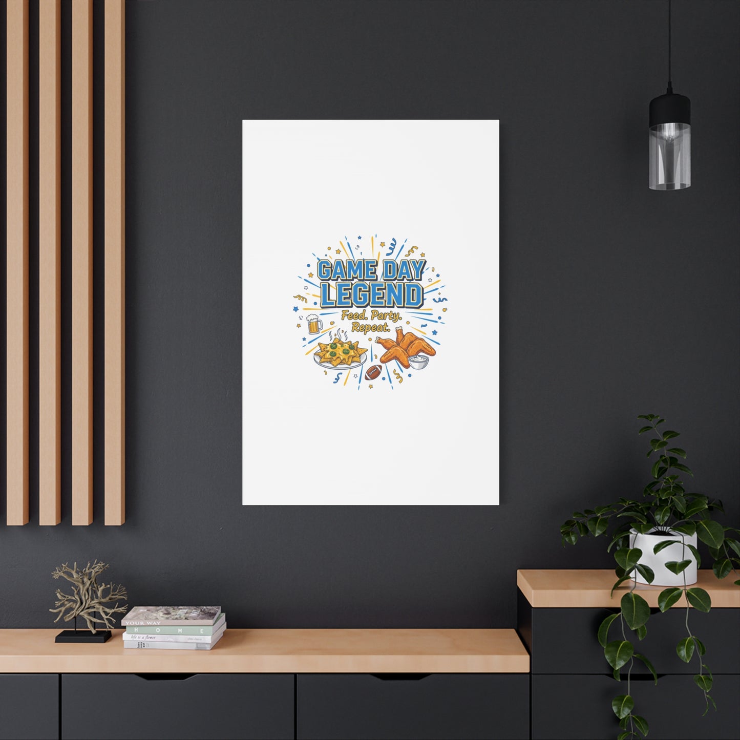 Game Day Legend Canvas | Super Bowl Party, Game Day Humor