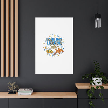 Game Day Legend Canvas | Super Bowl Party, Game Day Humor
