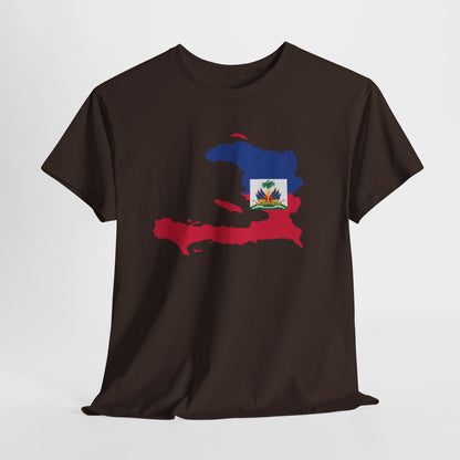 Haiti Map Flag T-Shirt — Haitian Pride Tee