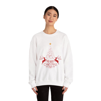 Christmas Crewneck Sweatshirt, Cozy Holiday Sweater, Merry Christmas Gift, Unisex Winter Apparel, Festive Sweatshirt