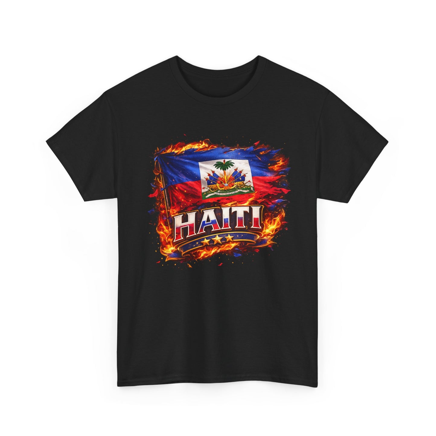 Haiti Flag T-Shirt – Vintage Grunge Haiti Pride Tee