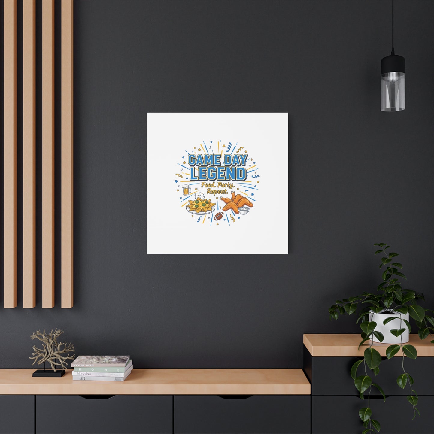 Game Day Legend Canvas | Super Bowl Party, Game Day Humor