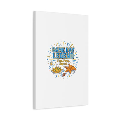 Game Day Legend Canvas | Super Bowl Party, Game Day Humor