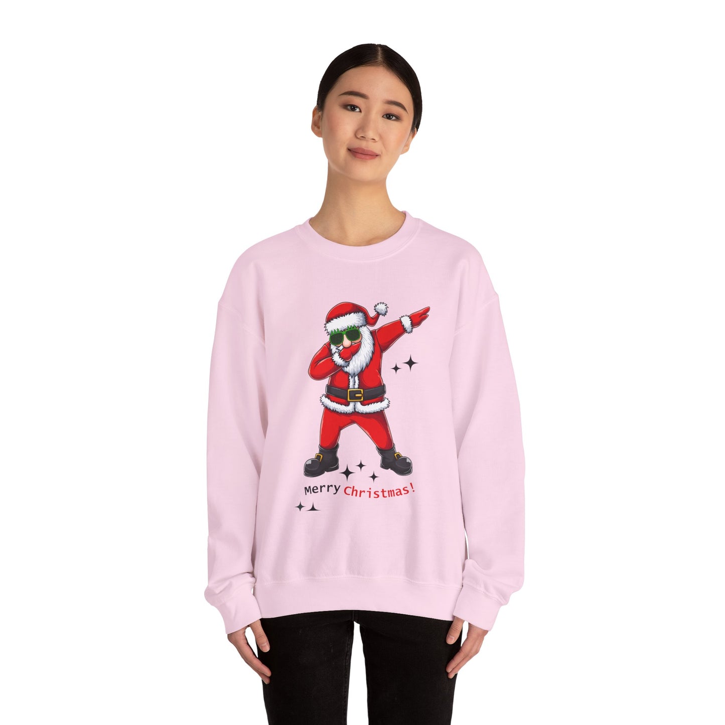 Festive Santa Dab Sweatshirt | Merry Christmas Gift, Holiday Apparel, Unisex Crewneck, Cozy Sweater, Christmas Sweatshirt