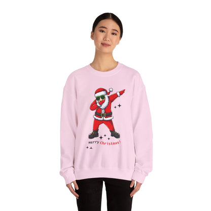 Festive Santa Dab Sweatshirt | Merry Christmas Gift, Holiday Apparel, Unisex Crewneck, Cozy Sweater, Christmas Sweatshirt
